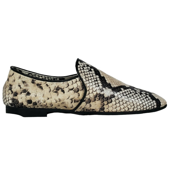 AQUATALIA REVY Weatherproof Snake Print Loafers Size 7 made in Italy - Picture 3 of 7